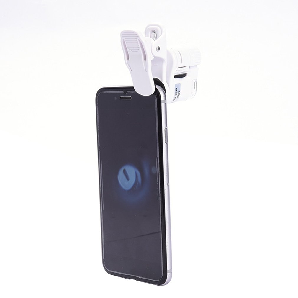 Mobile Phone 60X Macro Lens HD Phone Microscope With Universal Clip External Zoom Lenses For iPhone Samsung And Smartphone