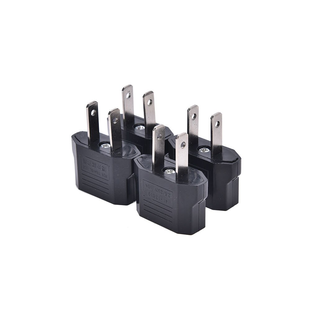 4 stuks/partij europese euro eu naar vs vs stekker reislader stopcontact converter adapter wisselstroomstekker