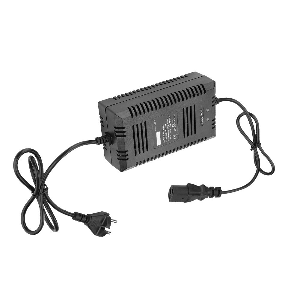 Electric Bicycle Charger 3 Pins/XLR/DC Connector 110-240V EU Plug 36V 1.8A Battery Intelligent Charger for Electric Bike E-bike: 02