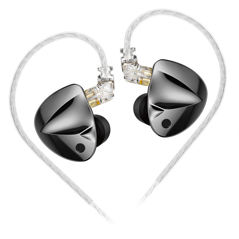 KZ D-Fi In-Ear Monitors - 4 Tuning Switches - Hi-Fi Stereo Koptelefoon met Mic - Afneembare Kabel: Rood