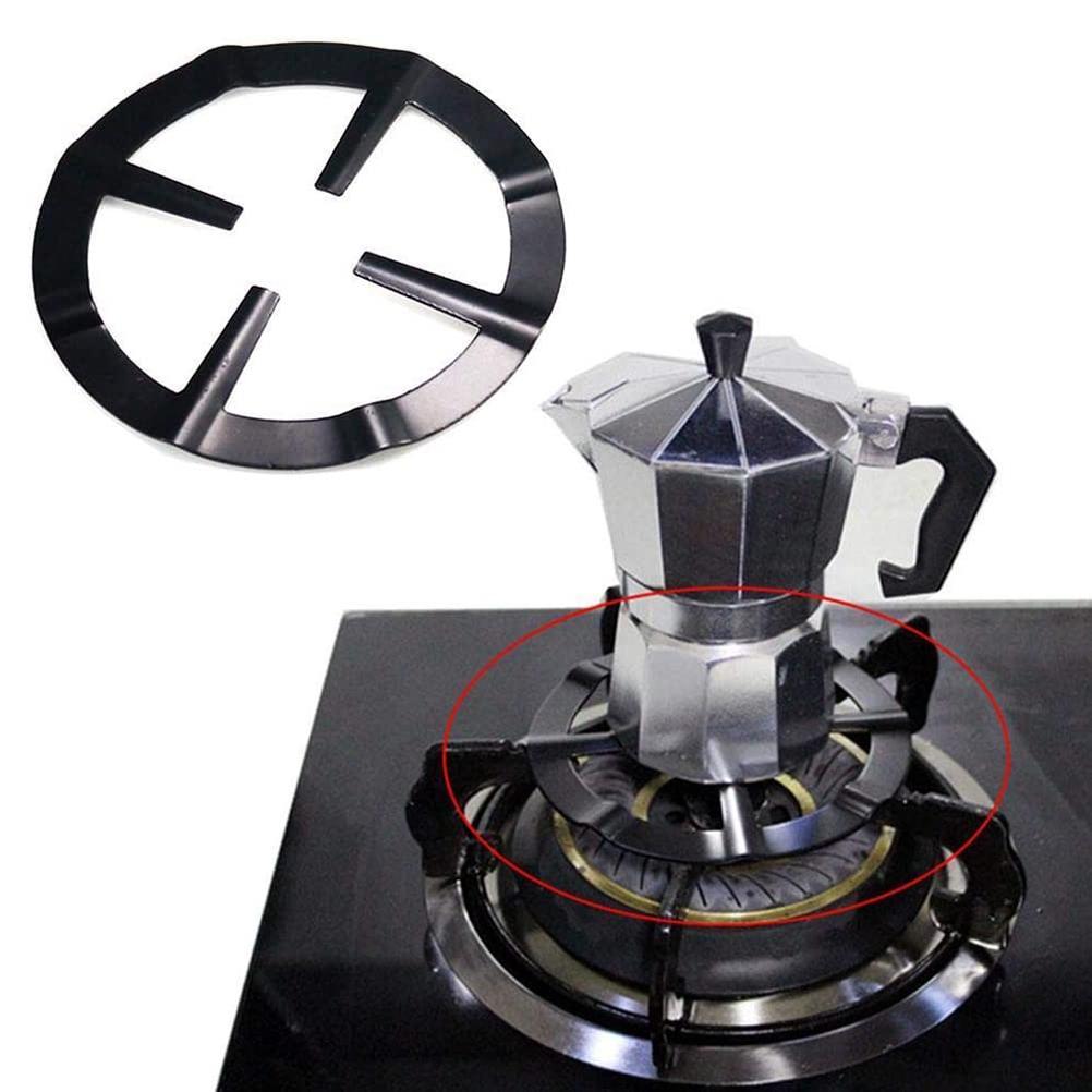Soporte para estufa Moka, soporte para cafetera de acero, soporte para rango de Gas, quemador de anillo, rejilla, estante para placa de Gas, accesorios de cocina