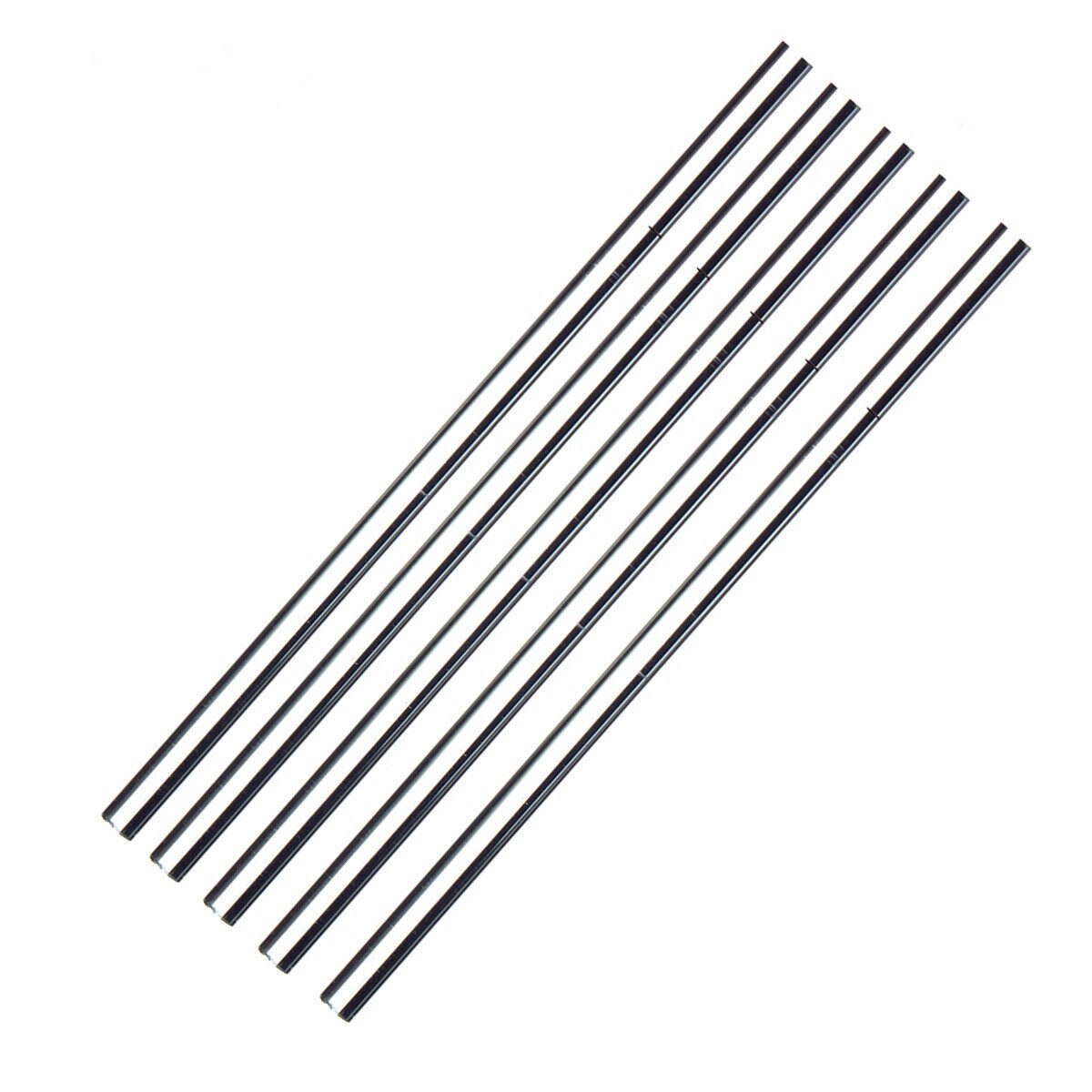 Kicute 5 kpl lasinen sekoitussauva laboratoriokäyttöön sekoitin laboratorio 150 mm x 5mm läpinäkyvä lasinen byrettisekoitin