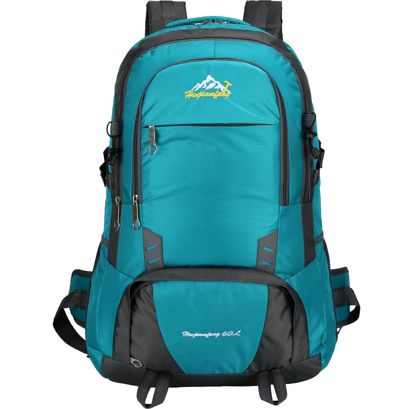 60L Outdoor Long Distance Shoulders Bag Cycling Backpack Mountaineering Camping Travelling Knapsack Climbing Hiking Rucksack: Green bag only