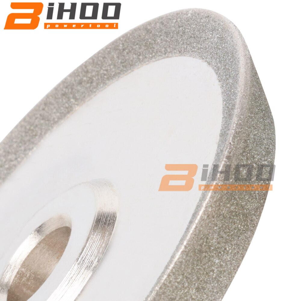 78mm Diamond Grinding Wheel Dish Grinder Circle Sharpener Disc for Carbide Metal Tungsten Steel Milling Cutter Tool 200Grit
