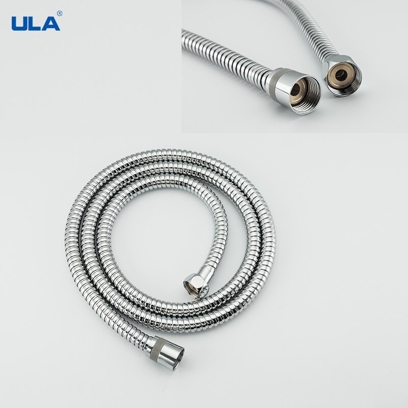 Stainless steel chrome pull out shower pipe bath basin kitchen drain faucet special hose for bathroom hardware