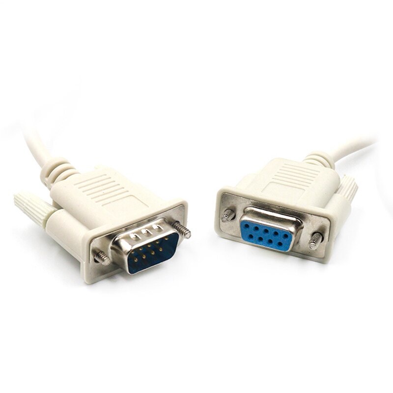 Cable Serial macho a hembra/macho a macho/hembra a hembra cable serial DB9 cable de extensión RS232 de aproximadamente 1,4 metros