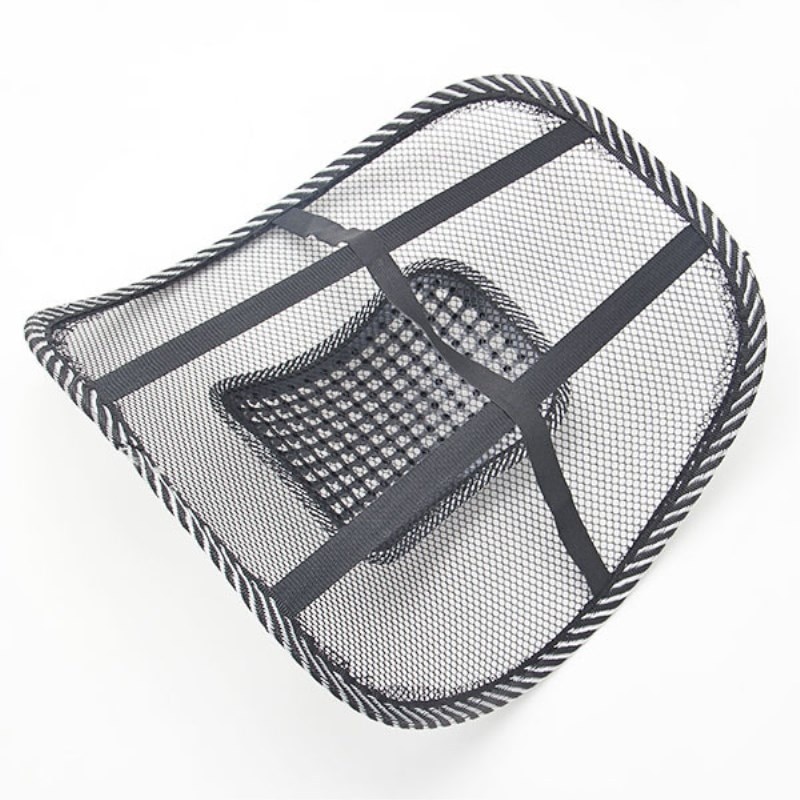Chair Back Support Massage Cushion Mesh Relief Lumbar Brace Car Truck Office Home Cushion Seat Chair Lumbar Back Support Chair