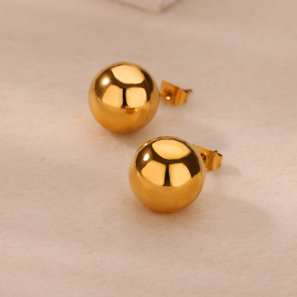 Pendientes de mariposa para mujer, aretes con forma de gota de agua de acero inoxidable de Color dorado, de joyería estética 2024: Color amarillo claro