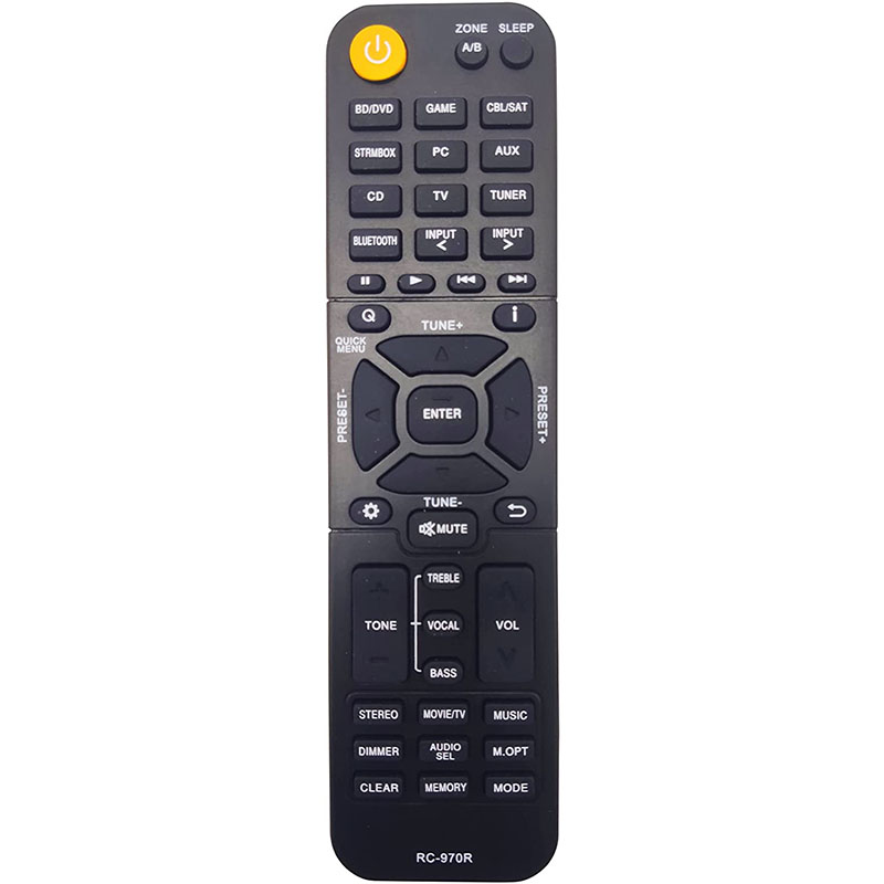 Universal--Fernbedienung als Ersatz für ONKYO RC-970R TX-SR393 HT-R398 TX-SR494 HT-S3910 Audio--/Video-Empfänger-Fernbedienung