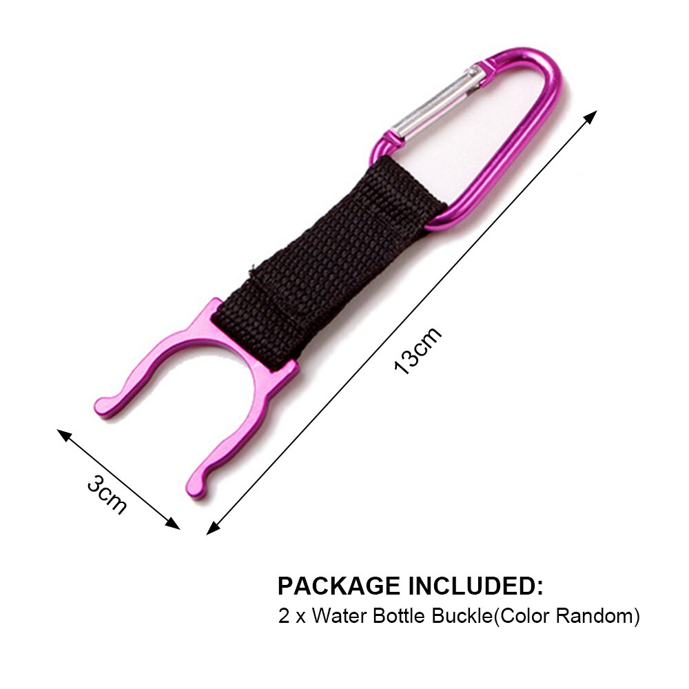 2 stuks aluminium karabijnhaak sleutelhanger clip outdoor camping sleutelhanger karabijnhaak waterfles gesp reis klimgereedschap accessoires