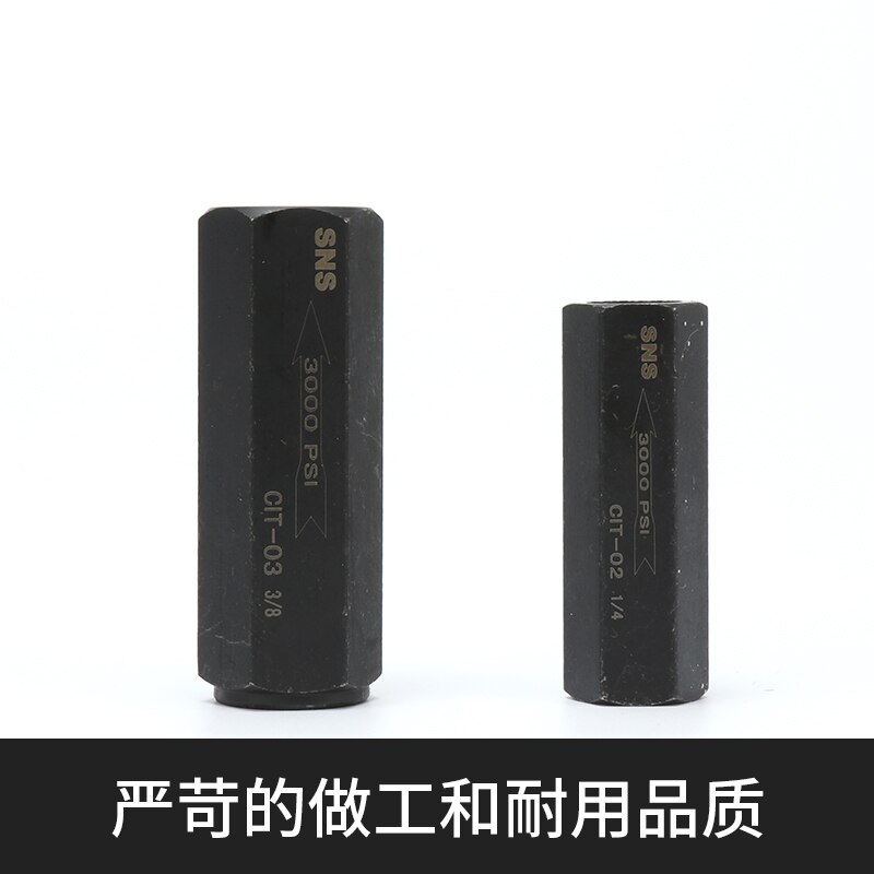 CIT Oil Pressure Hydraulic Pressure One-way Valve CIT-02 CIT-03 CIT-04 CIT-06 CIT-08 Straight-through Tube Check Valve