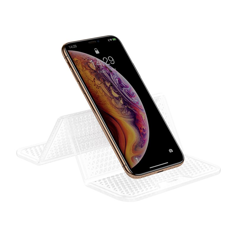 Baseus Car Phone Holder Universal Multifunction Nano Rubber Pad Car Mount Phone Support Non-slip Mobile Phone Wall Desk Sticker: Transparent