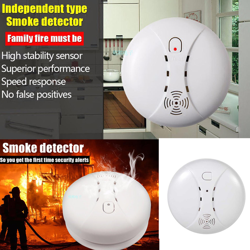 Wireless Smoke Detector Portable Fire Protection Alarm Sensors For Home Security TU-shop