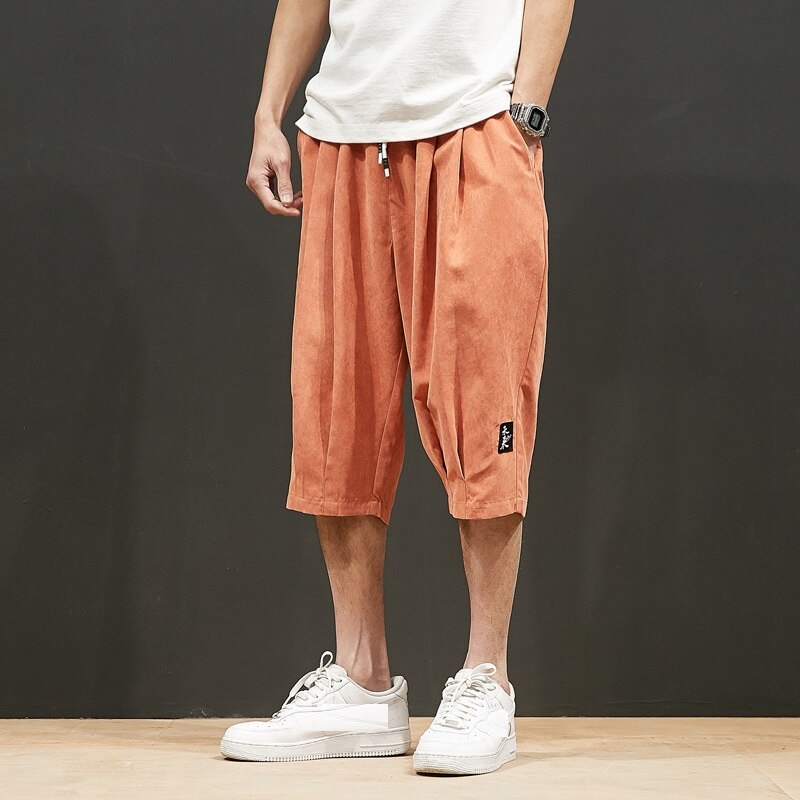 Zomer Shorts Mannen Mode Japanse Stijl Shorts Streetwear Dunne Plus Size 6XL 7XL 8XL Oversize Man Losse Shorts Elasticiteit 56 58