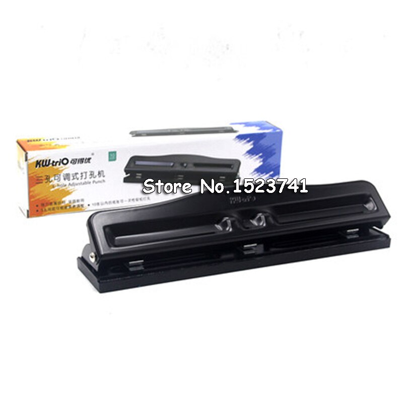 Metal 3 / 4 hullers hulring album papirskærer justerbar hulning  a4 puncher scrapbog gør det selv-værktøj kontorindbindingsartikler