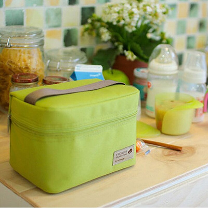 Practical Small Portable Waterproof Cooler Bags Cans Wine Food Fresh keeping Ice Thermal Insulation Picnic Lunch Box Bag