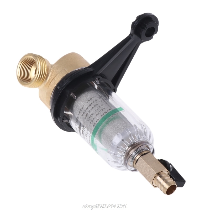 1 Inch 4 Points Prefilter Stainless Steel Water Purifier Mesh Copper Tap Faucet N30 20