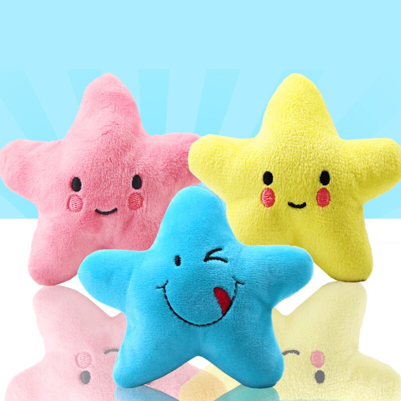 PT016 Cartoon Chew Play Pet Squeaky Puppy Chew Squeaker Quack Sound Doll Toy Simulation Donut Pet Supplies Dog Toys