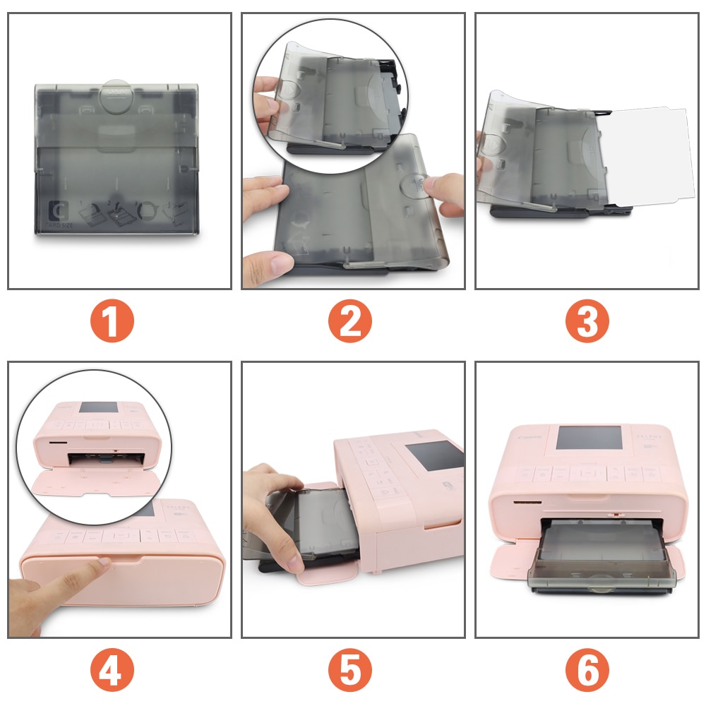 3 inch 5 inch 6 inch Paper Tray for Canon Selphy CP1300 CP1200 CP910 CP900 CP800 CP760 Photo Printer Card Size Paper Cassette