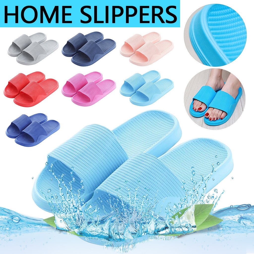 Pantoufles antidérapantes pour hommes, chaussures de piscine décontractées, salle de bain, douche, à la , # L4