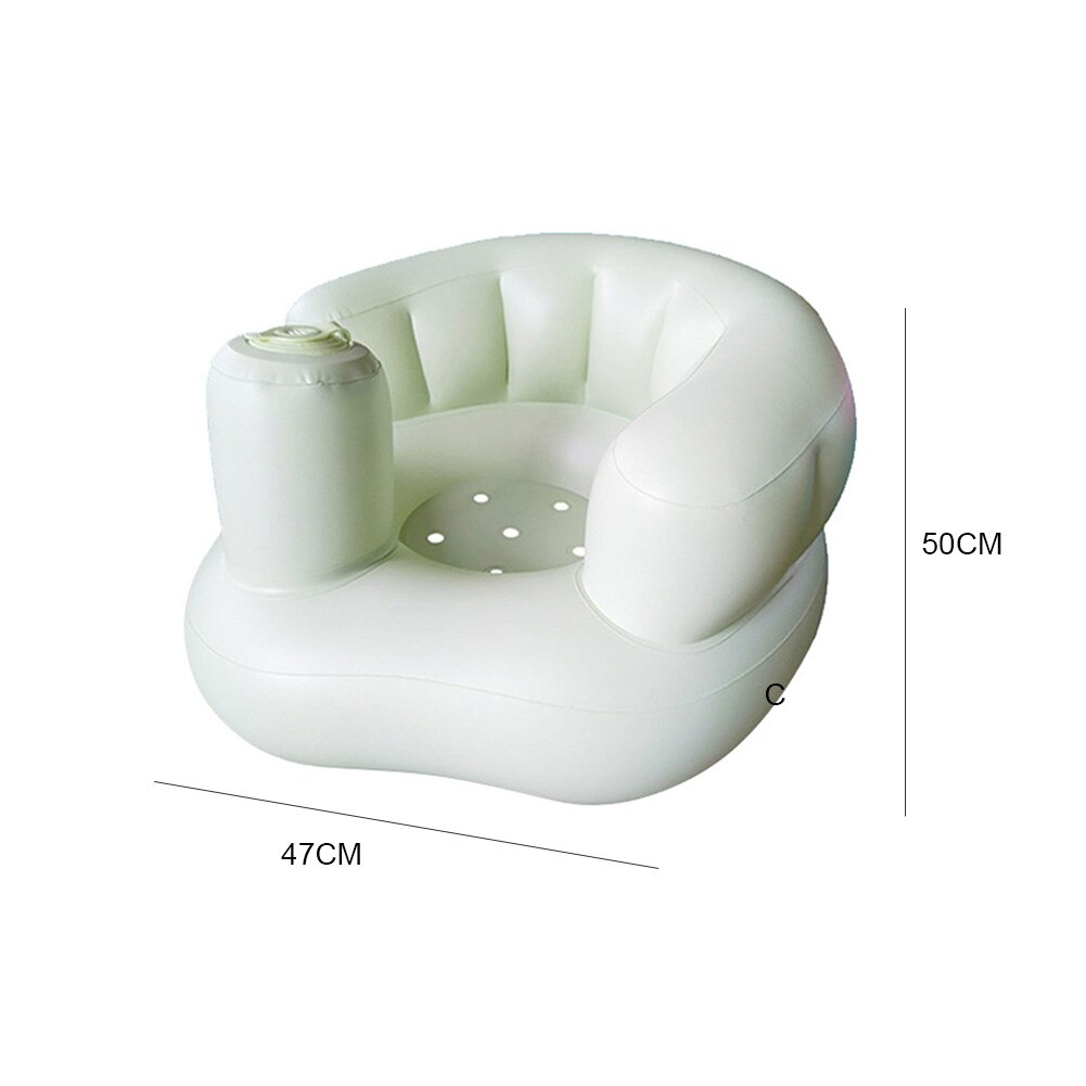 Inflatable Toy Sofa PVC Baby Learning To Sit Chair Portable Seat Pool Toy Infant Portable Play Game Mat Sofas Learn Stool