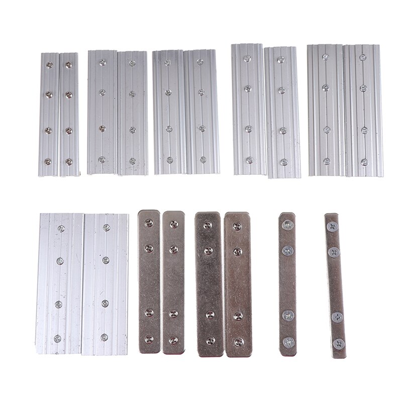 2 kpl verhokiskon liitin splicer alumiiniseos verholiitin