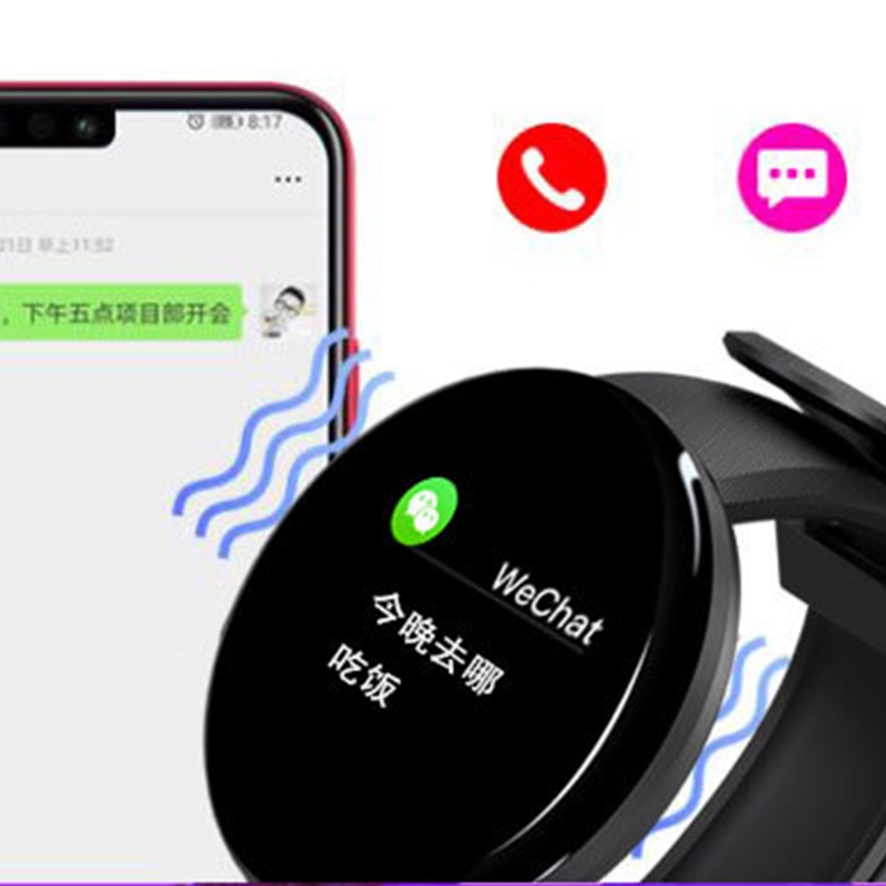 Grenzüberschreitendes produkt  d18 rundes smart-armband mit farbbildschirm, schlafüberwachung, wasserdicht, schrittzähler  r9ua