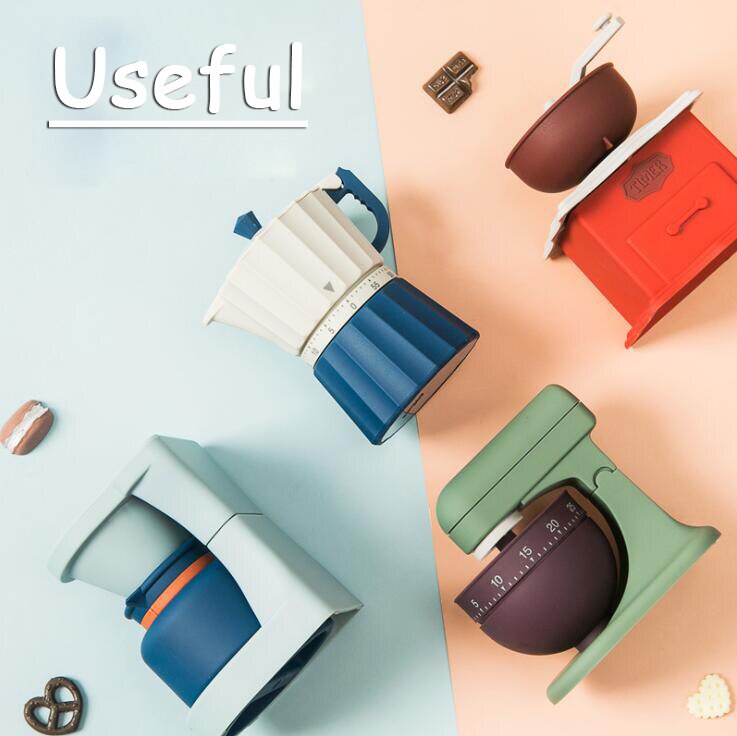 TECHOME Modern Style Time Manager Kitchen Timer Office Timer Reminder Learning Time Management Baking Silent Alarm Clocks