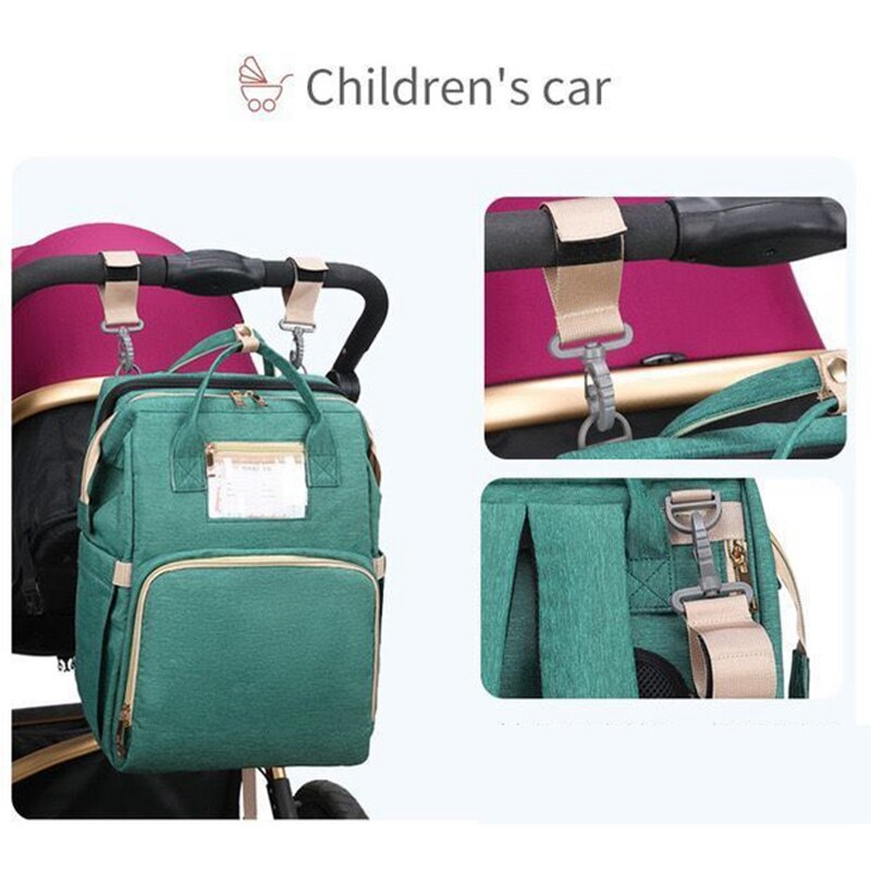 Moisés de viaje Lekebaby, cama plegable para bebé, pañal portátil, mochila para mamá, cuna para niño pequeño