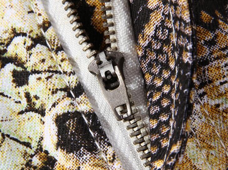 Moruancle heren slangenprint jeans slim gekleurde stretch hiphop denim broek voor heren