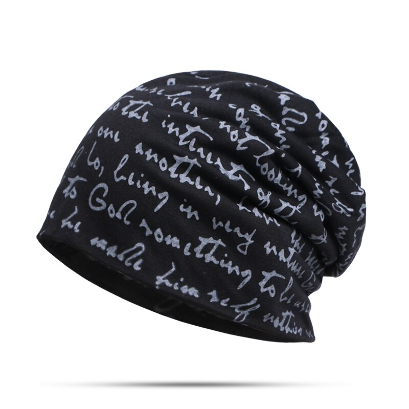 Spring and autumn thin men's outdoor sports windproof hat casual Hedging cap youth English letters bean bean hat: A