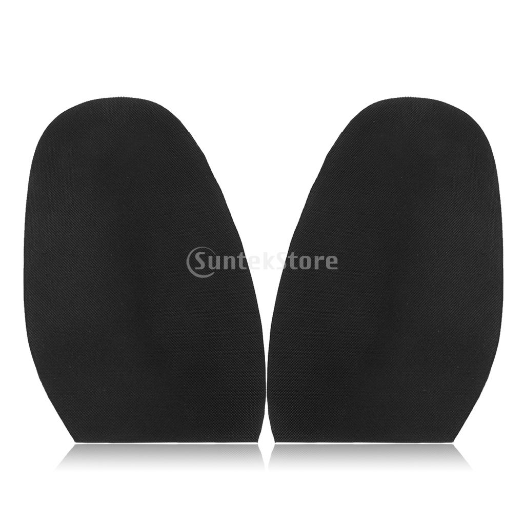 Footful Men's Stick on Rubber Half Soles Anti Slip Wear Proof Shoe Repair Thickness 1.7mm