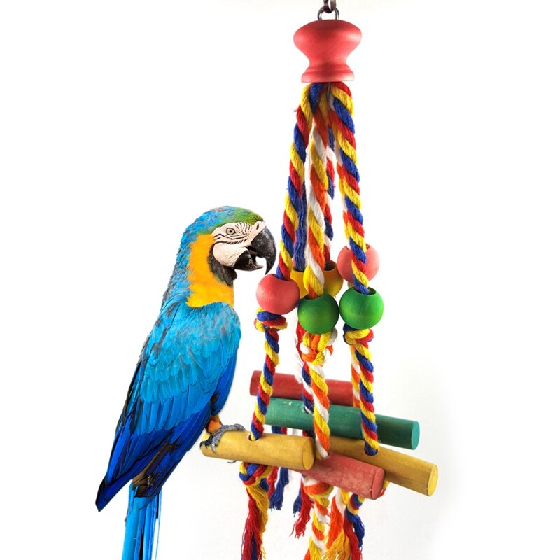 Juguete De Madera De Pino Para Loros Y Aves - Bloques Para Masticar Y Entrenamiento De Forrajeo, Tamaño 20x5.4x5.4 Cm
