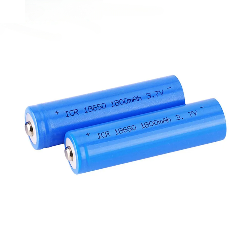 2PCS 18650 3.7V Rechargeable Battery 1200mah 1500mah 2000mah 2200mah 2600mah 3400mah Pointed Lithium Battery for flashlights