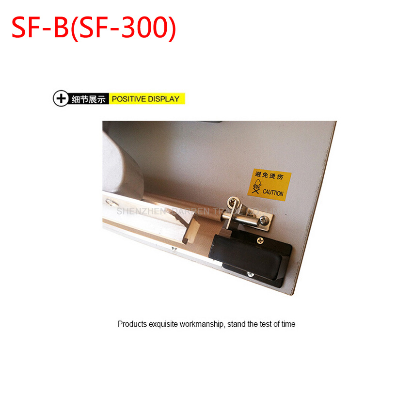 1 pieza de SF-B selladora de impulso de Pedal (SF-300) empaquetadora con estante