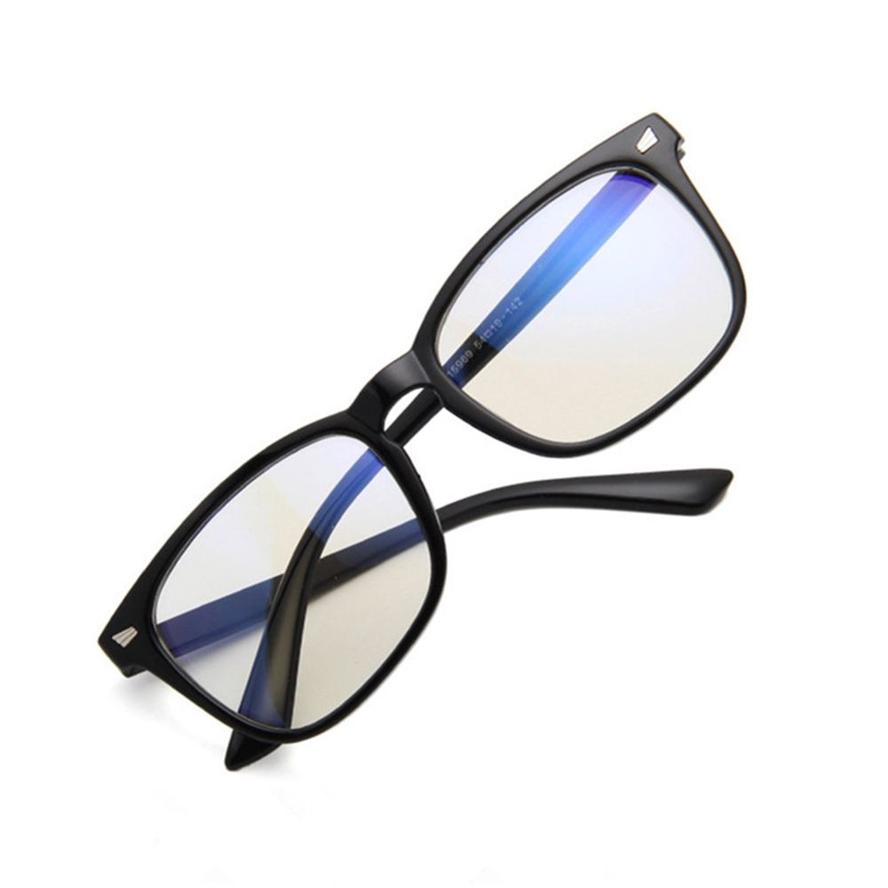 Women Men Transparent Computer Glasses Spectacle Frame Anti Blue Ray Clear Lens Eyeglasses Portable Vision Care Optical Glasses