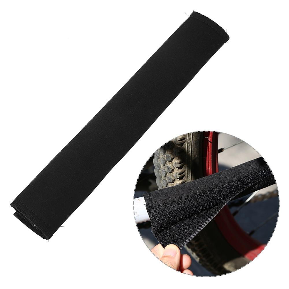 Fietsframe kettingbeschermer, neopreen, fietskettingbeschermer, zwarte polyester beschermkap, accessoires