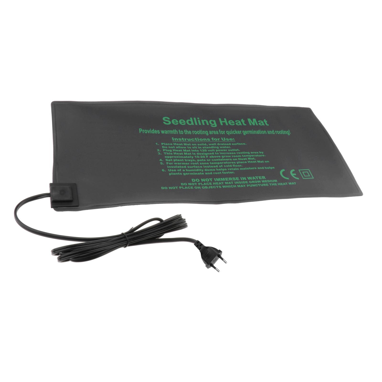 Sämling Wärme Matte Propagator Wärme Matte Anlage Hydrokultur Heizung Pad Wasserdichte Durable Wärmer Bett Matte Für Samen Keimung