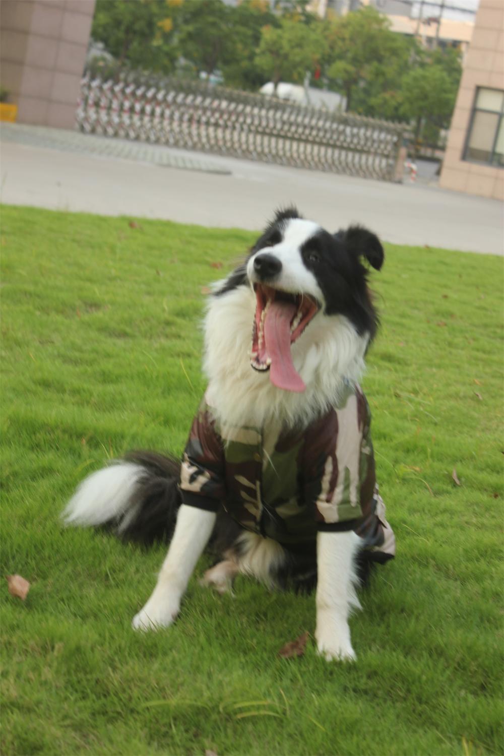 Cappotto mimetico per animali domestici per husky samoiedo d'oro recuperatore abbigliamento per cani di grandi dimensioni giacca imbottita invernale calda cappotto costume per cani di grandi dimensioni
