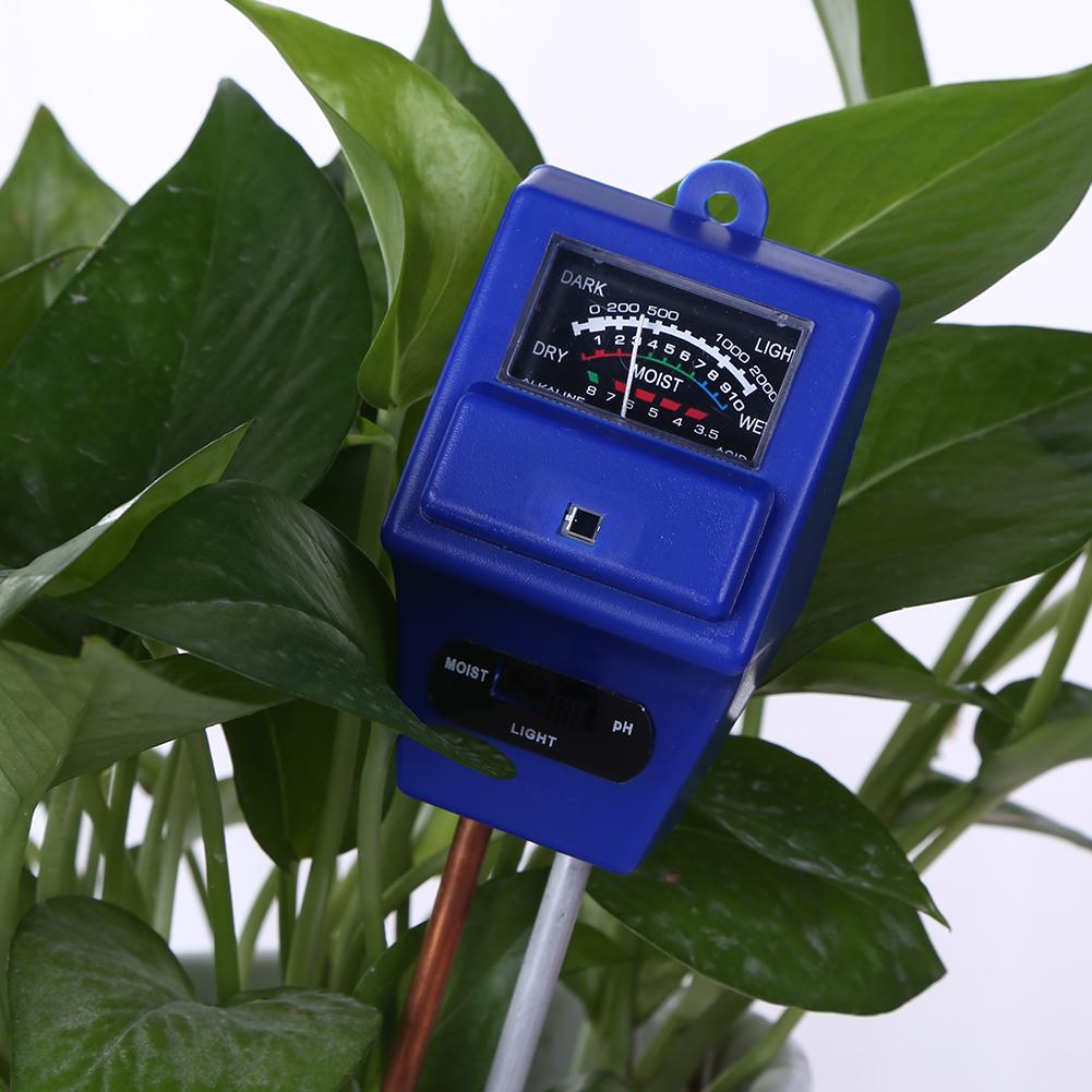 3 in 1 Digital Tester Soil Moisture Sunlight PH Meter Tester for Plants Flowers Acidity Moisture Measurement Garden Plants Tools