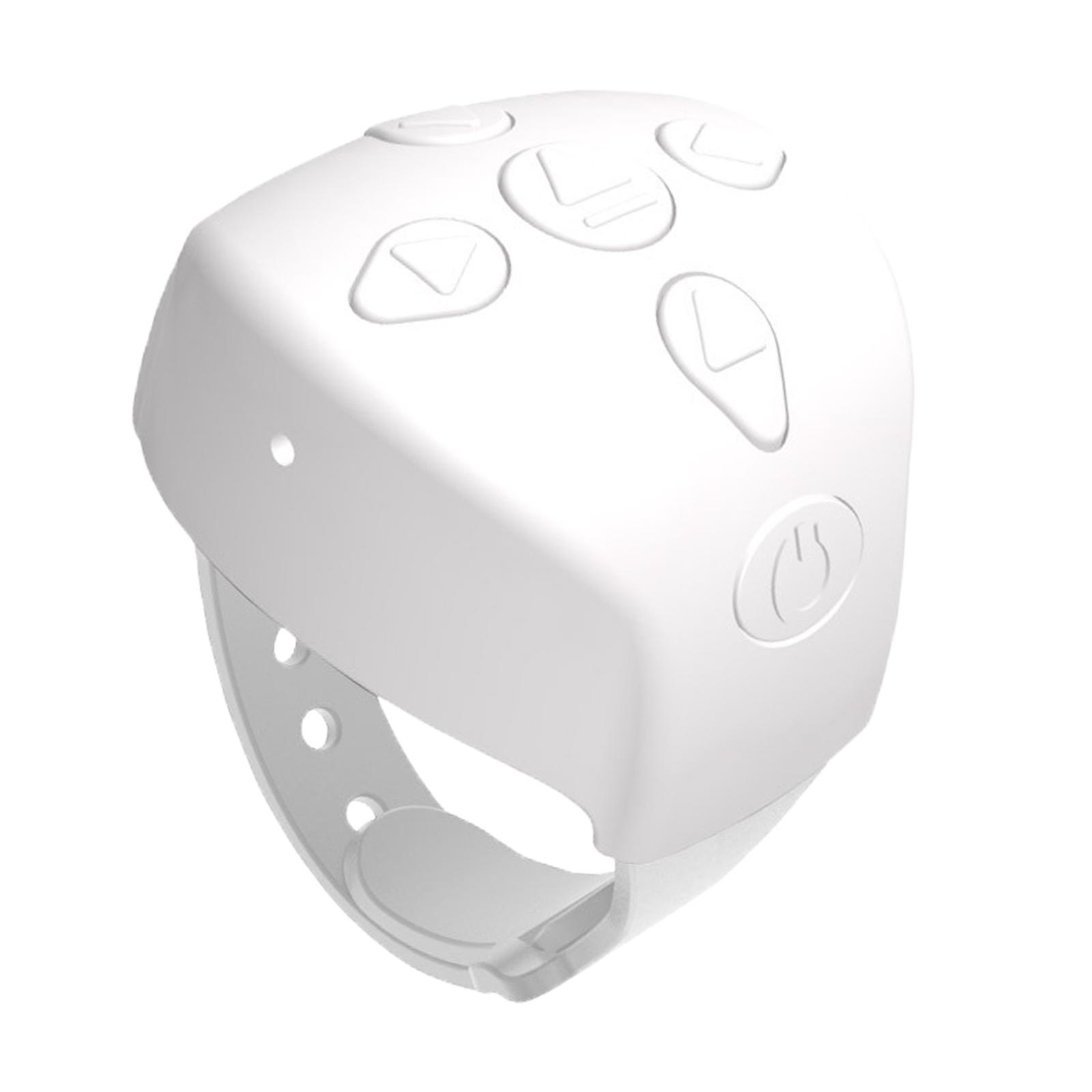 Camera Remote Shutter Smart Wireless Mini Telefoon Selfie Afstandsbediening Sluiter Ring Voor Tabletten Foto &#39;S En Selfies Smartphones: Milky