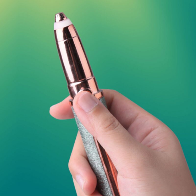 Originele Oplaadbare Elektrische Wenkbrauw Epilator Vrouwen Pen Trimmer Facial Scheerapparaat Neus Oor Vrouwelijke Ontharing Wenkbrauw Shaper