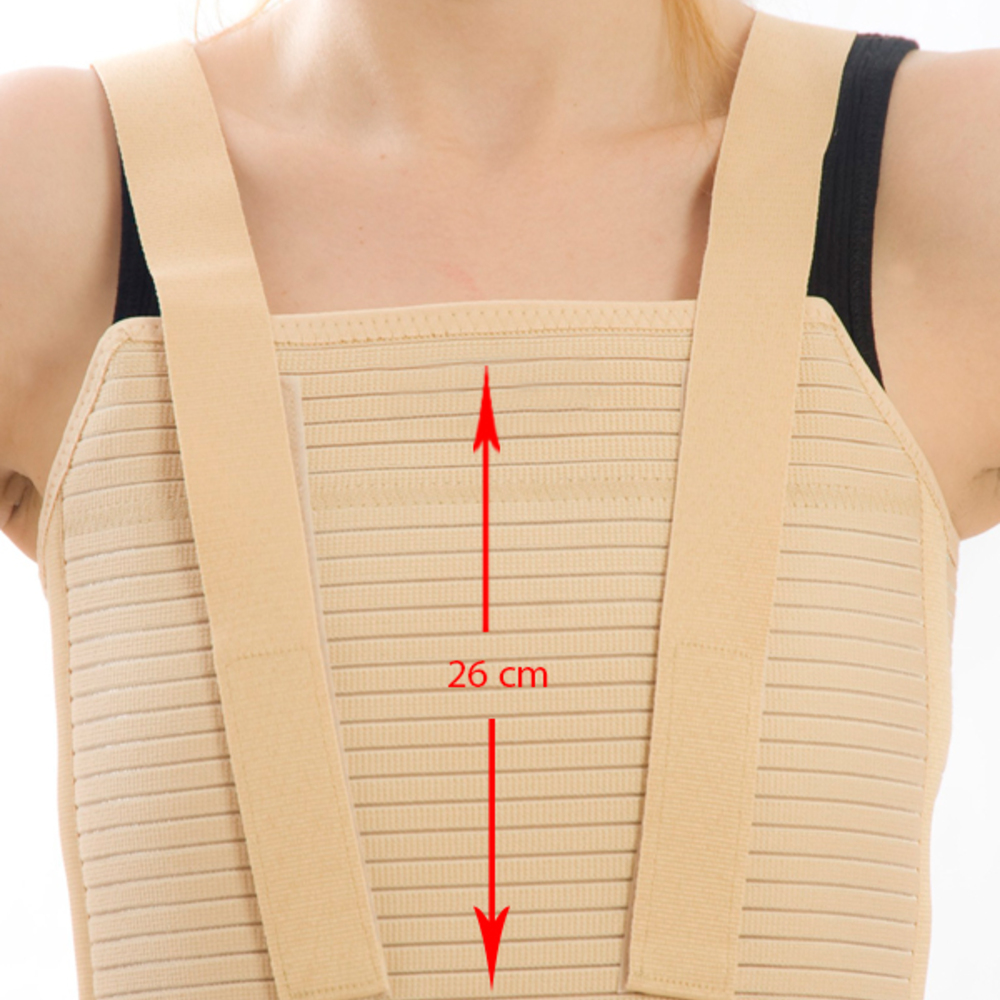 Ritmic Borstbeen Ondersteuning Corset Thorax Borst Brace 26 Cm Mannen &amp; Vrouwen