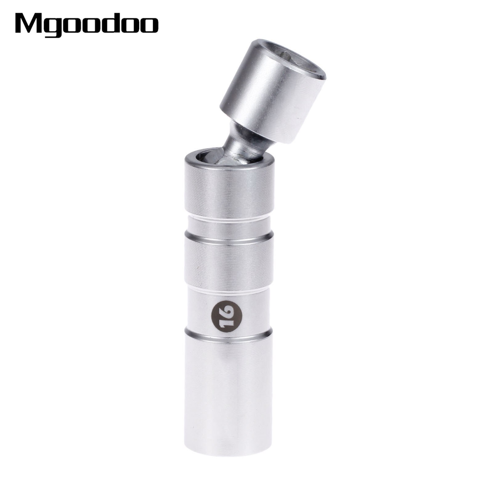 Mgoodoo Universal 16mm Thin Wall Magnetic Swivel Spark Plug Socket 5/8 Inch Drive 12pt 97L Auto Car Removal Tool Accessories