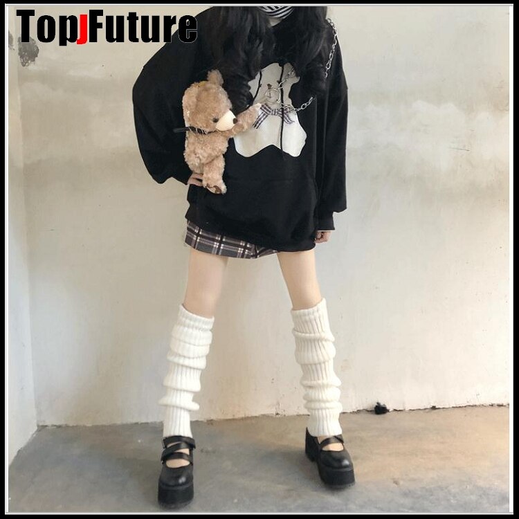 70cm over knæjapanske jk uniform nattestil koreansk lolita piger 's lange sokker piger hæve sokker fodopvarmning dække