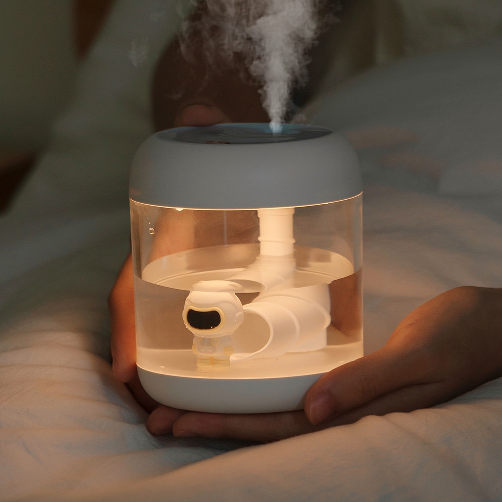 Draadloze Luchtbevochtigers Voor Kids Baby Slaapkamer Met Nachtlampje Functie Kleine Cool Mist Luchtbevochtigers Voor Office Home