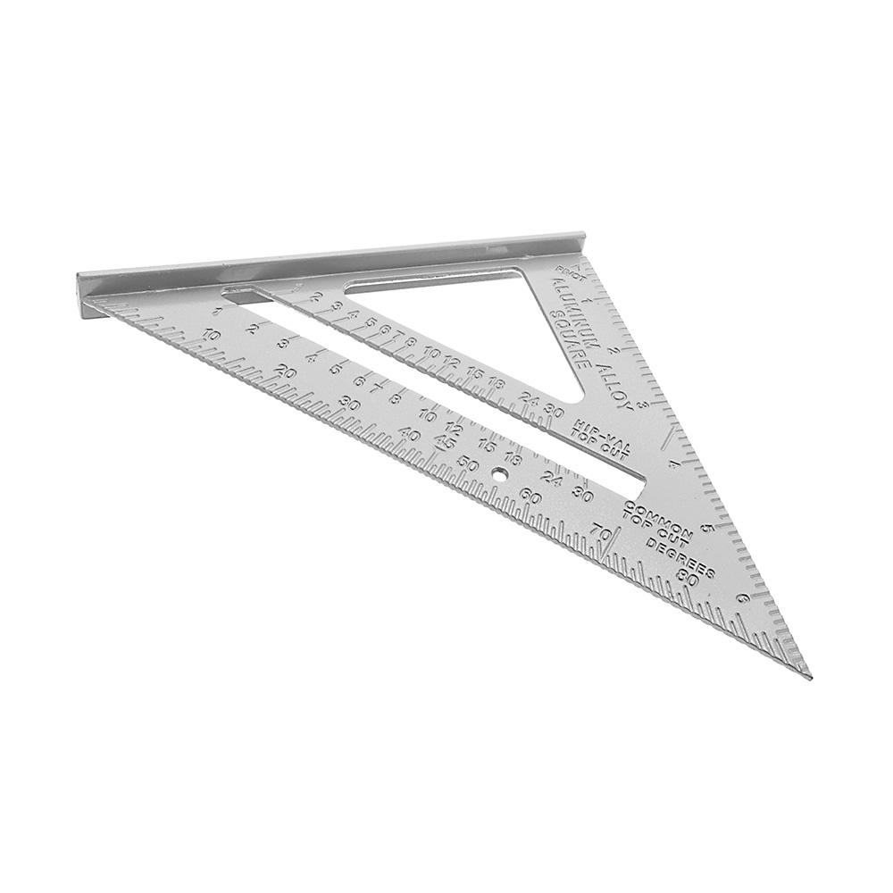 Protractor Aluminum Alloy Speed Square Combination Triangle Ruler Carpenter's Protractor Miter Framing