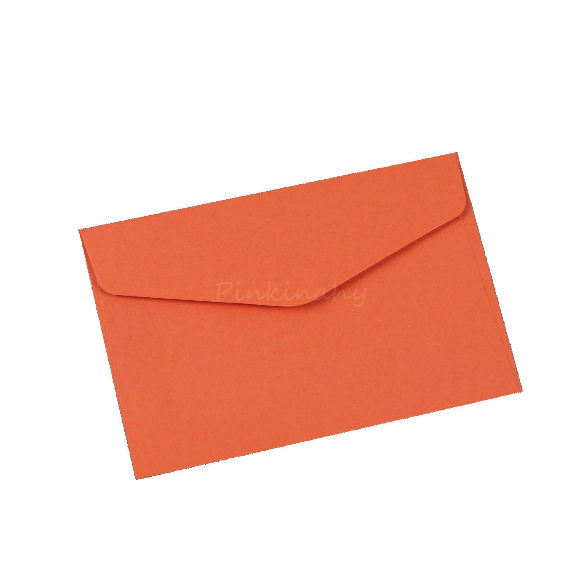 Enveloppes Kraft couleur bonbon solide, 10 pièces, jolies Mini enveloppes pour carte Scrapbooking, carte d&#39;invitation de fête de mariage, cartes de vœux,: Orange 10pcs