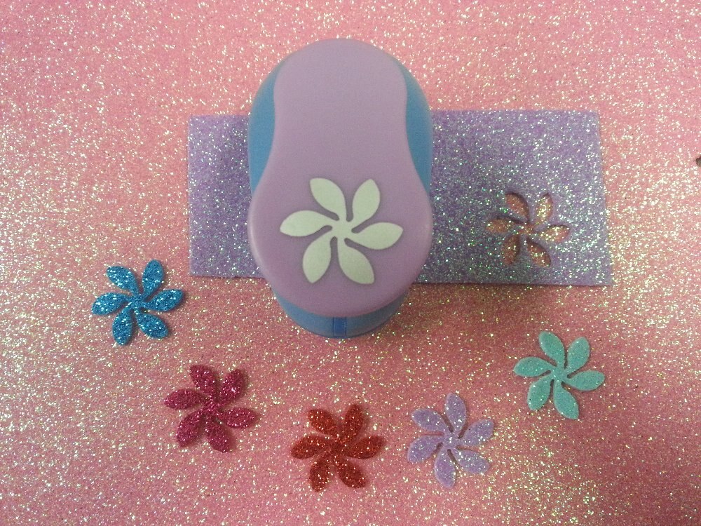 1 inch spindrift craft punch for scrapbook handmade foam paper puncher for DIY eva foam punch furadores alavanca