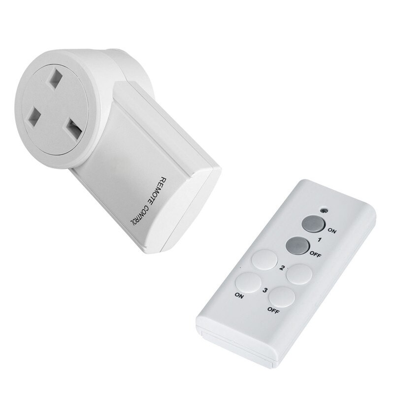 UK kabellos Auslauf Fernbedienung Steckdose Licht Schalter Haus Steckdose Licht Schalter Buchse + Fernbedienung UK Stecker Stecker DC 12V